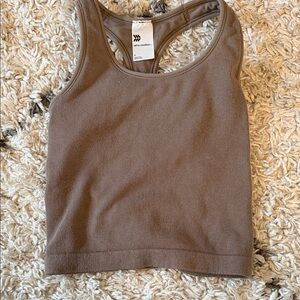 all in motion tank top women's brown gray